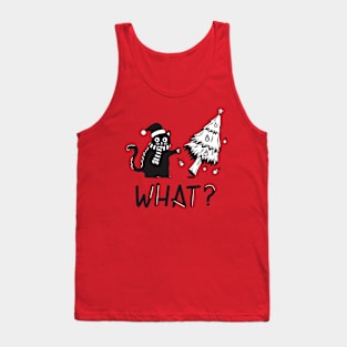 Bad Christmas Cat Tank Top